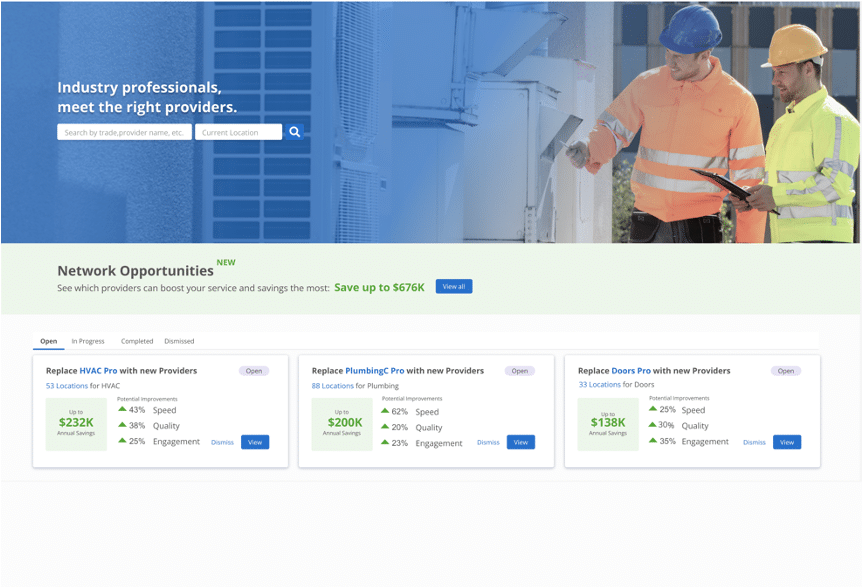 Network Opportunities in Provider Search