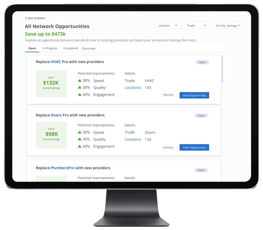 Get better service at a lower cost with Network opportunities