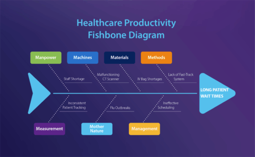 Fishbone Diagram for Healthcare Productivity