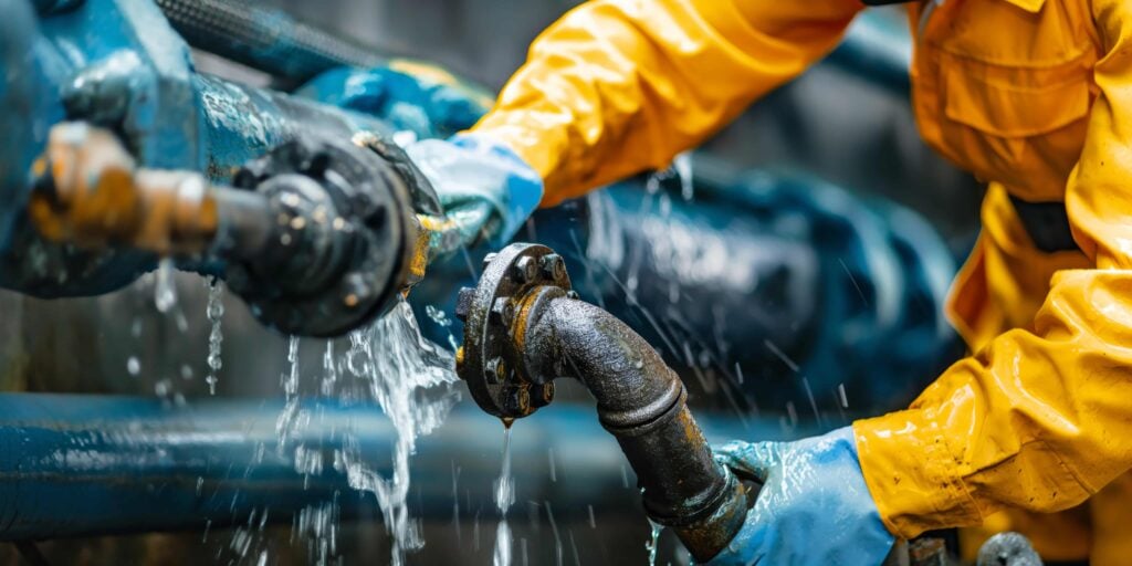 Reactive maintenance Water Pipe Burst