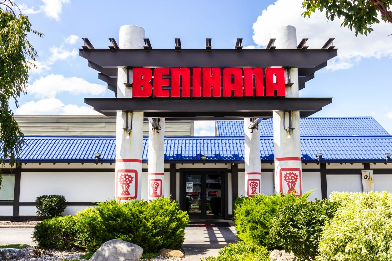 benihana restaurant storefront