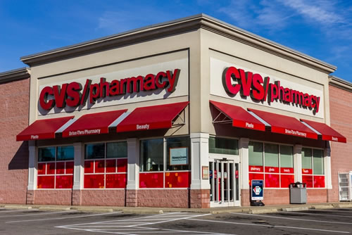 CVS pharmacy building storefront
