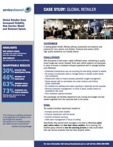 ServiceChannel Case Study - Global Retailer