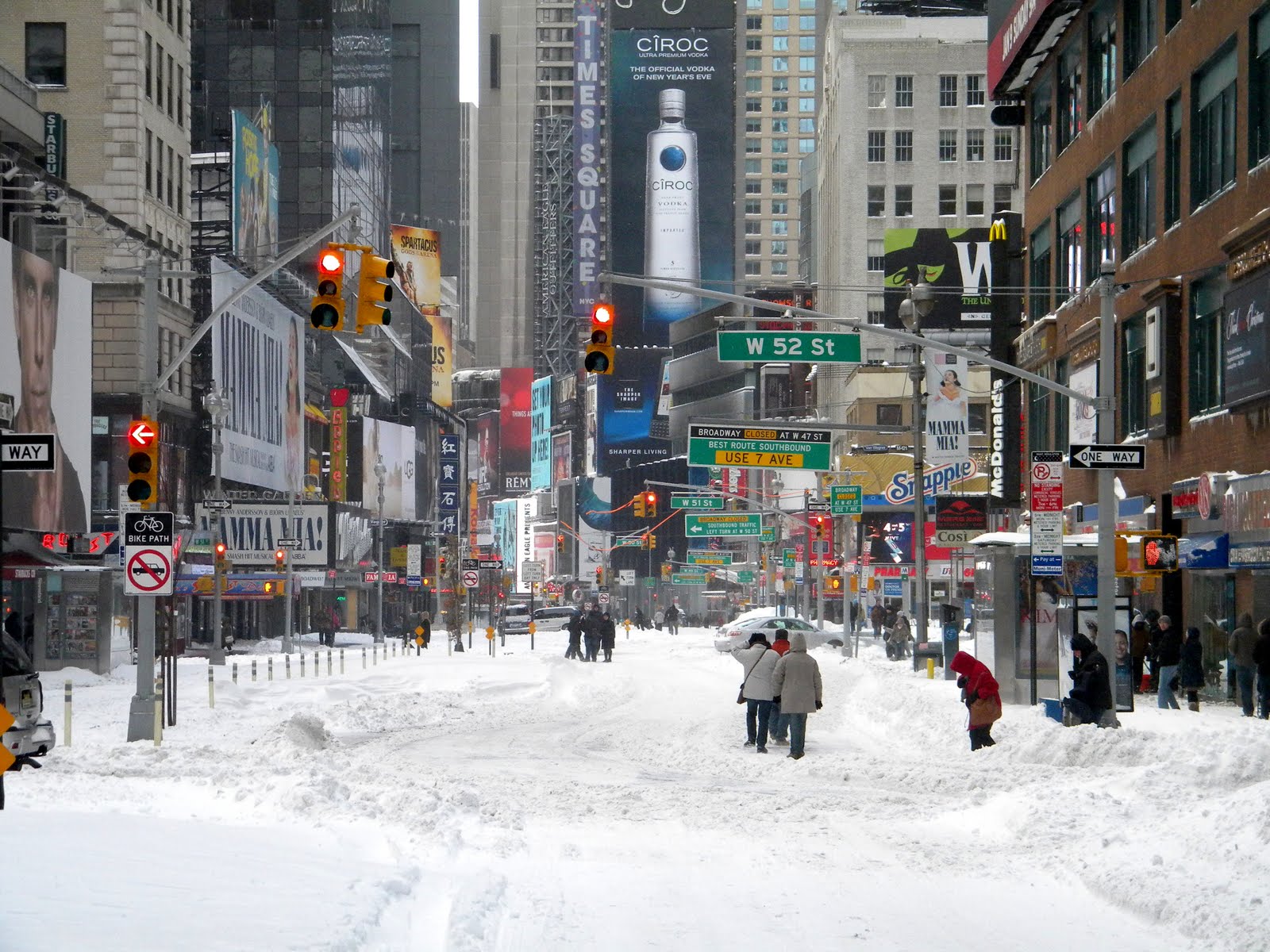 Winter Storm Jonas - Times Square