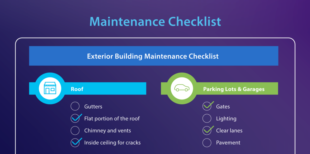 Exterior Building Maintenance Checklist